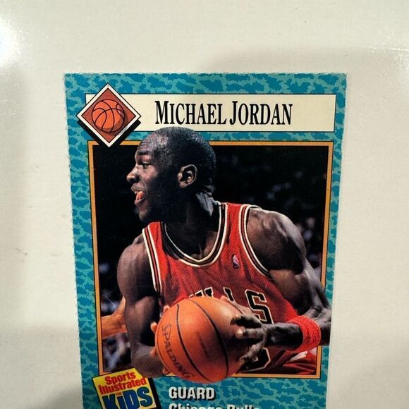 RARE: 1989 89 Sports Illustrated For Kids Michael Jordan #16, Perforated Edges - Picture 2 of 6